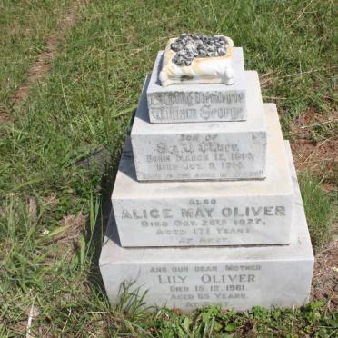 OLIVER Lily -1961 :: OLIVER William George 1914-1914 :: OLIVER Alice May -1927