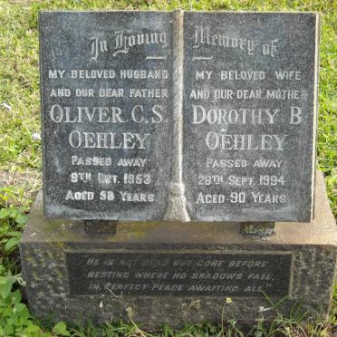 OEHLEY Oliver C.S. -1953 &amp; Dorothy B. -1994