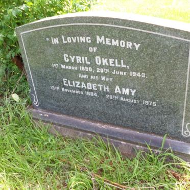 OKELL Cyril 1890-1943 &amp; Elizabeth Amy 1884-1975
