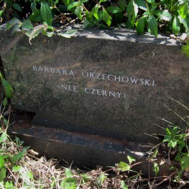 ORZECHOWSKI Barbara Maria Janina nee CZERNY -1972