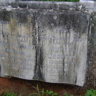 OSBORNE Alfred Sydney -1940 &amp; Murtle -1967