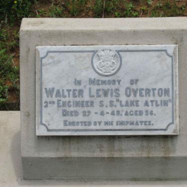 OVERTON Walter Lewis -1948