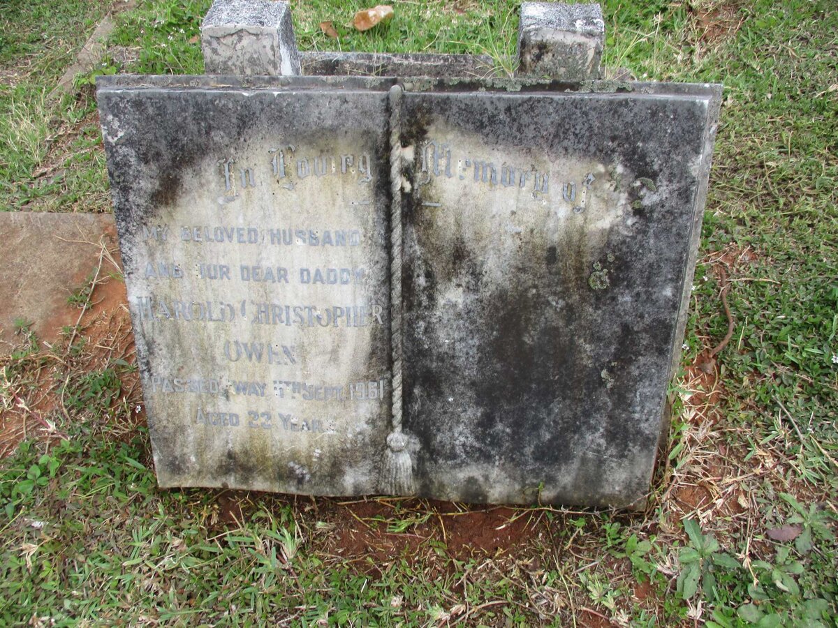 OWEN Harold Christopher -1961