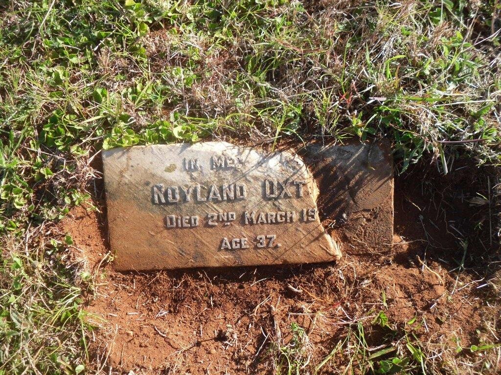 OXTOBY Royland -1924