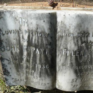 PAYNE John R. -1936 :: PAYNE Ellen -1937