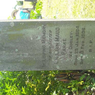 PARKE Lillian Maud nee DOOLEY 1884-1936