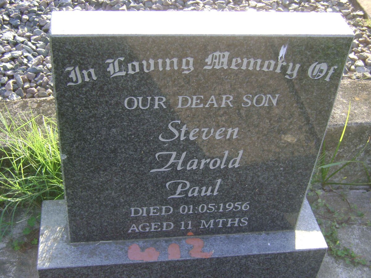 PAUL Steven Harold -1956