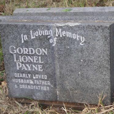 PAYNE Gordon Lionel -1988