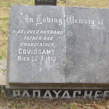 PADYACHEE Covidsamy -1973