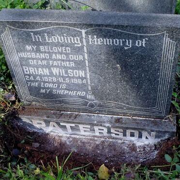 PATERSON Brian Wilson 1928-1984
