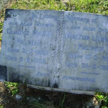 PALMER Malton Lennard 1883-1959 &amp; Gladys Maude 1889-1958