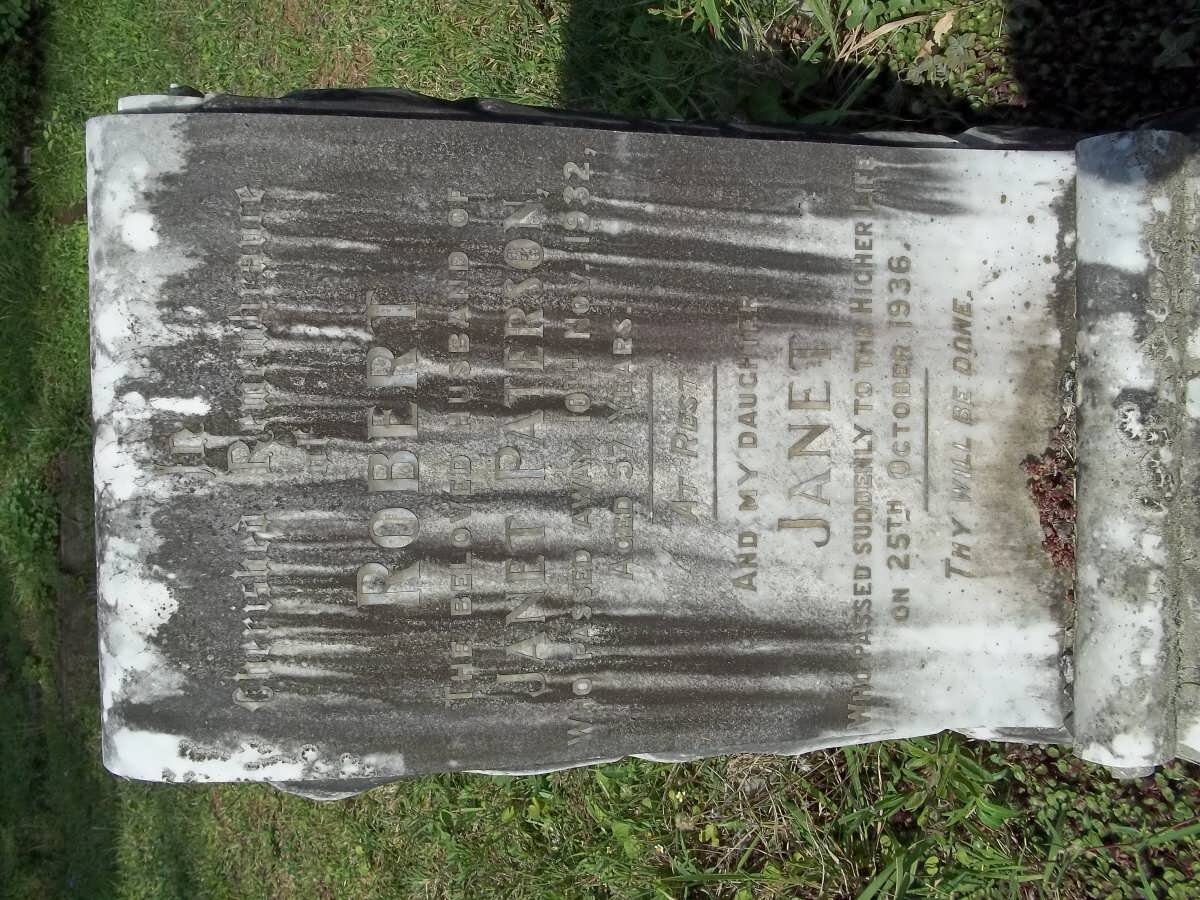 PATERSON Robert -1932 :: PATERSON Janet -1936