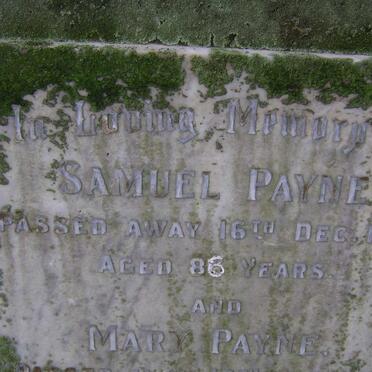 PAYNE Samuel -1944 &amp; Mary -1951 