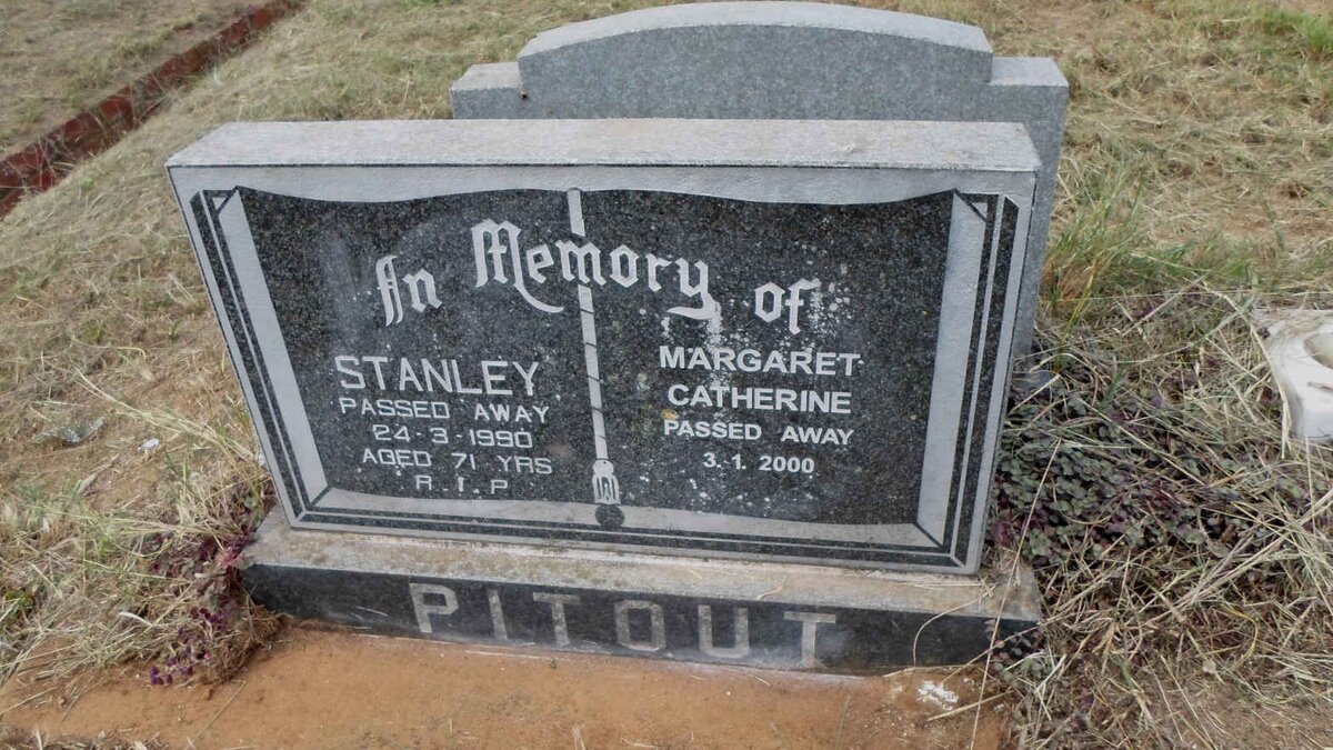 PITOUT Stanley -1990 &amp; Margaret Catherine -2000