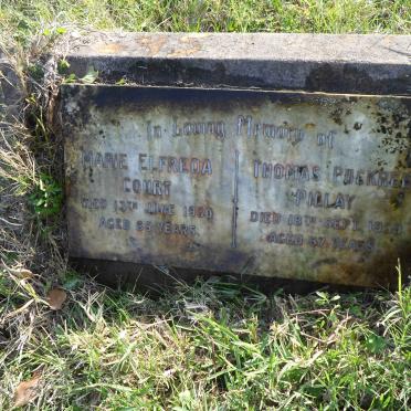 PILLAY Thomas Puckree -1959 :: COURT Marie Elfreda -1950