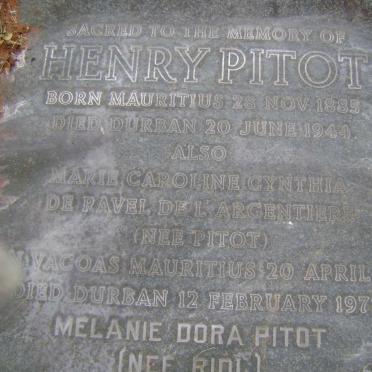 PITOT Henry 1885-1944