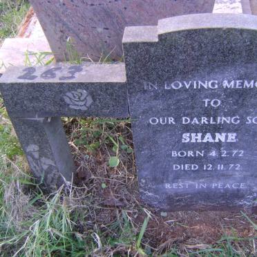 PREEZ Shane, du 1972-1972