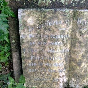 PRETORIUS Petrus Jacobus 1886-1951