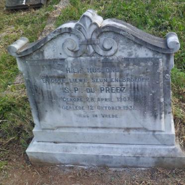 PREEZ, du S.P.  1908-1931