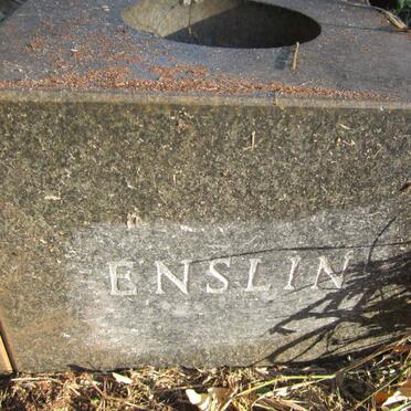 ENSLIN Gerald 1951-1982