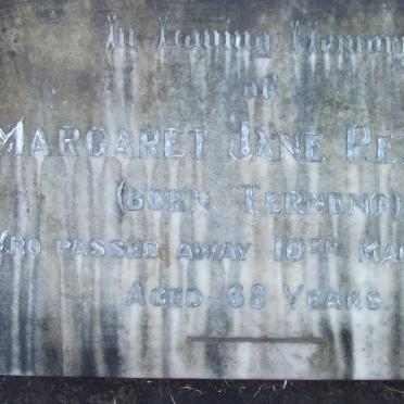 PEACOCK Margaret Jane nee TERNENT -1930