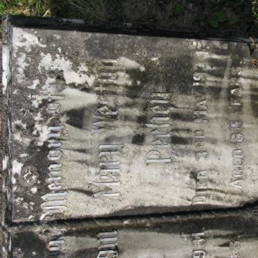 PECHEY Sampson William -1931 &amp; Mary Weston -1934