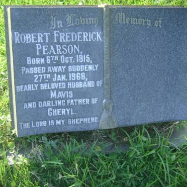 PEARSON Robert Frederick 1915-1968