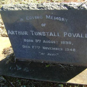 POVALL Arthur Tunstall 1899-1948