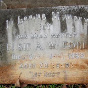 POHL Elsie A.W. -1962