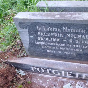 POTGIETER Frederik Michael 1918-1984