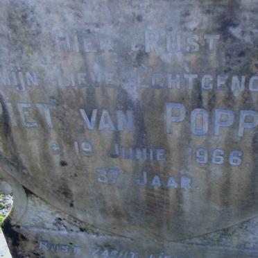 POPPEL Piet, van -1966 