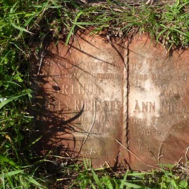 RICHARDS Sydney Arthur -1935 &amp; Mary Ann -1942 