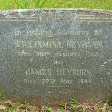 REYBURN James -1944 &amp; Williamina -1908