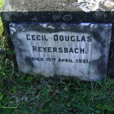 REYERSBACH Cecil Douglas -1951
