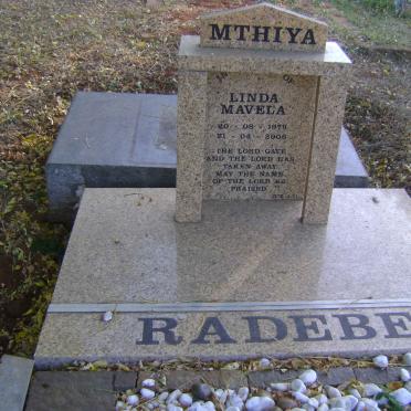 RADEBE Linda Mavela 1979-2006