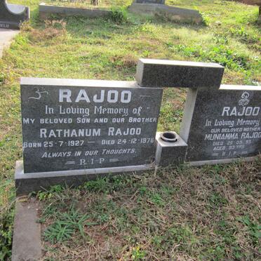 RAJOO Muniamma -1993 :: RAJOO Rathanum 1927-1976