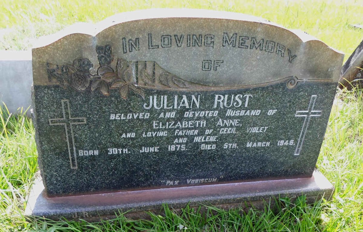 RUST Julian 1875-1946