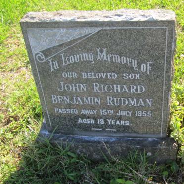 RUDMAN John Richard Benjamin -1955