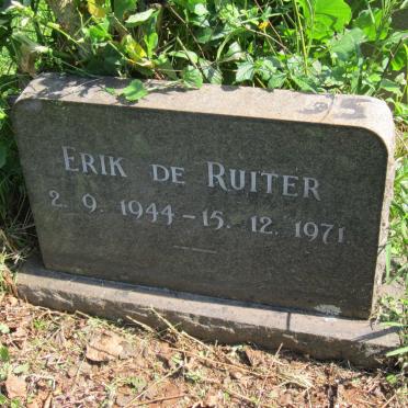 RUITER Erik, de 1944-1971