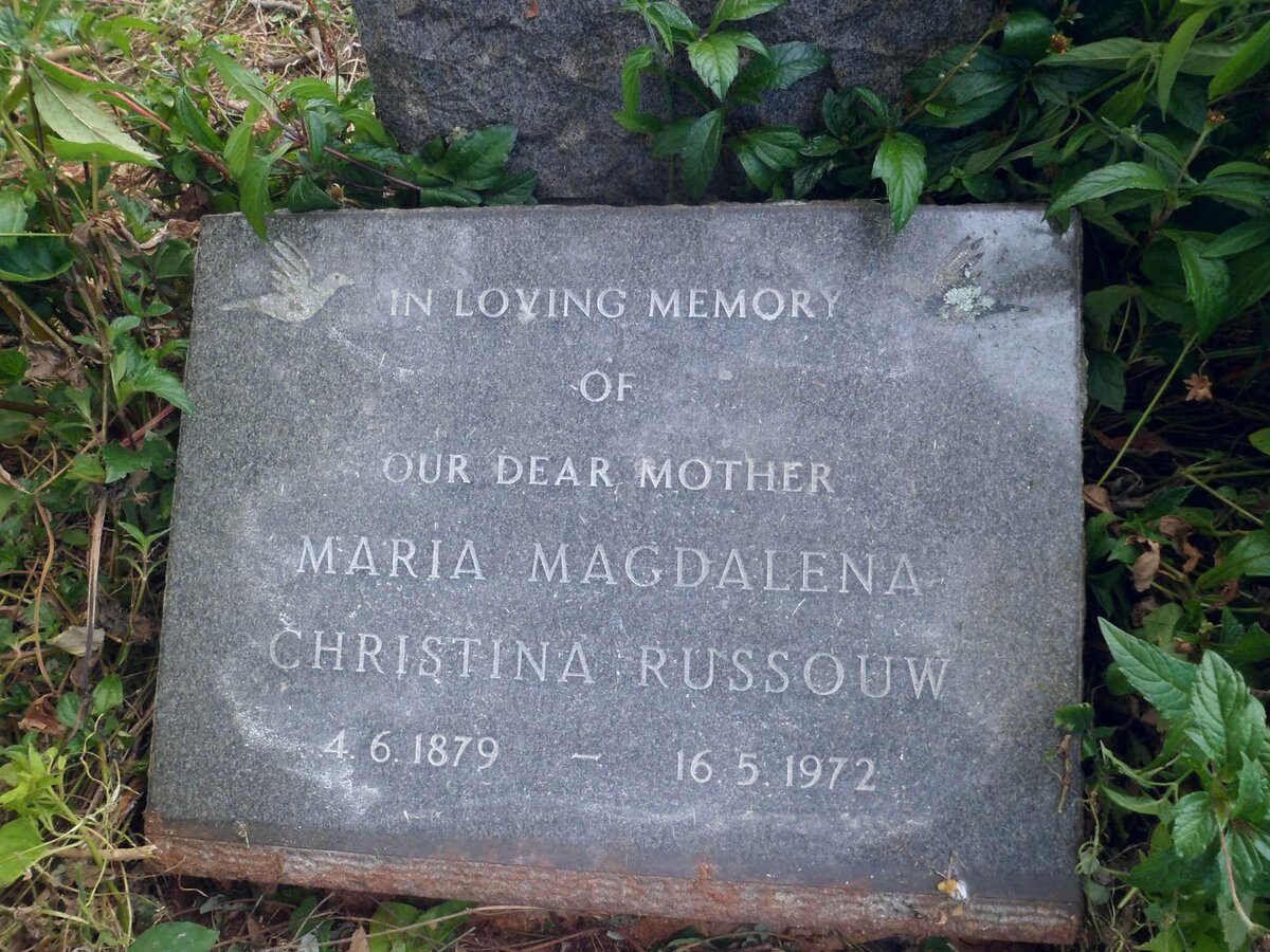 RUSSOUW Maria Magdalena Christina 1879-1972