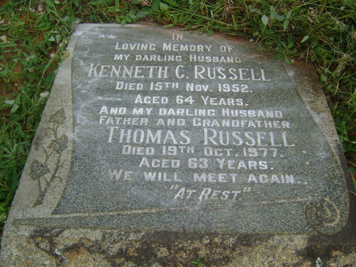 RUSSELL Kenneth C. -1952 :: RUSSELL Thomas -1977