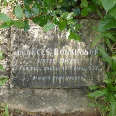 RONALDSON Frances -1937