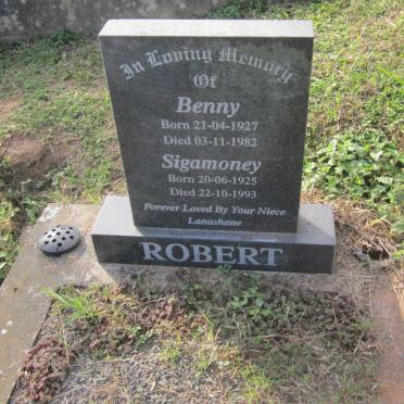 ROBERT Sigamoney 1925-1993 :: ROBERT Benny 1927-1982