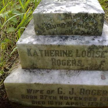 ROGERS Katherine Louise 1865-1939