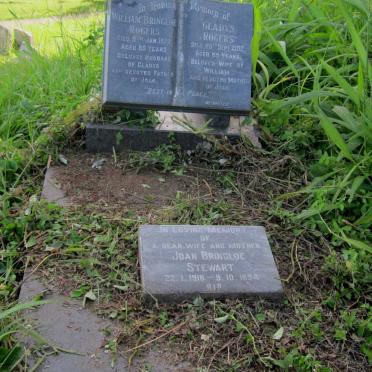 ROGERS William Bringloe -1970 &amp; Gladys -1982 :: STEWART Joan Bringloe 1918-1994