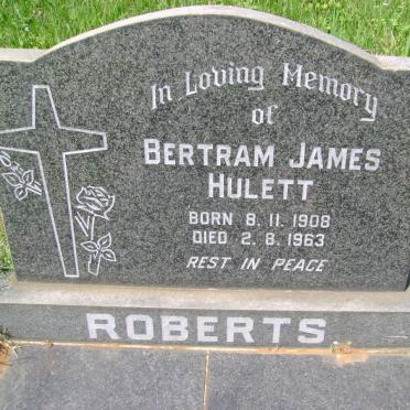 ROBERTS Bertram James Hulett 1908-1963 &amp; Flo 1910-1996