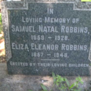 ROBBINS Samuel Natal 1859-1928 &amp; Eliza Eleanor 1857-1948