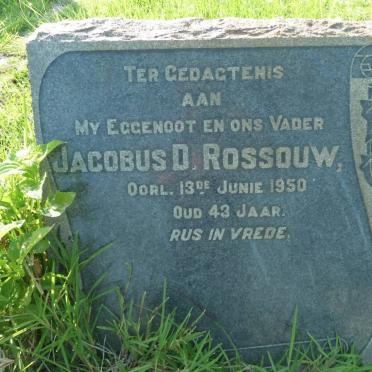 ROSSOUW Jacobus D. -1950
