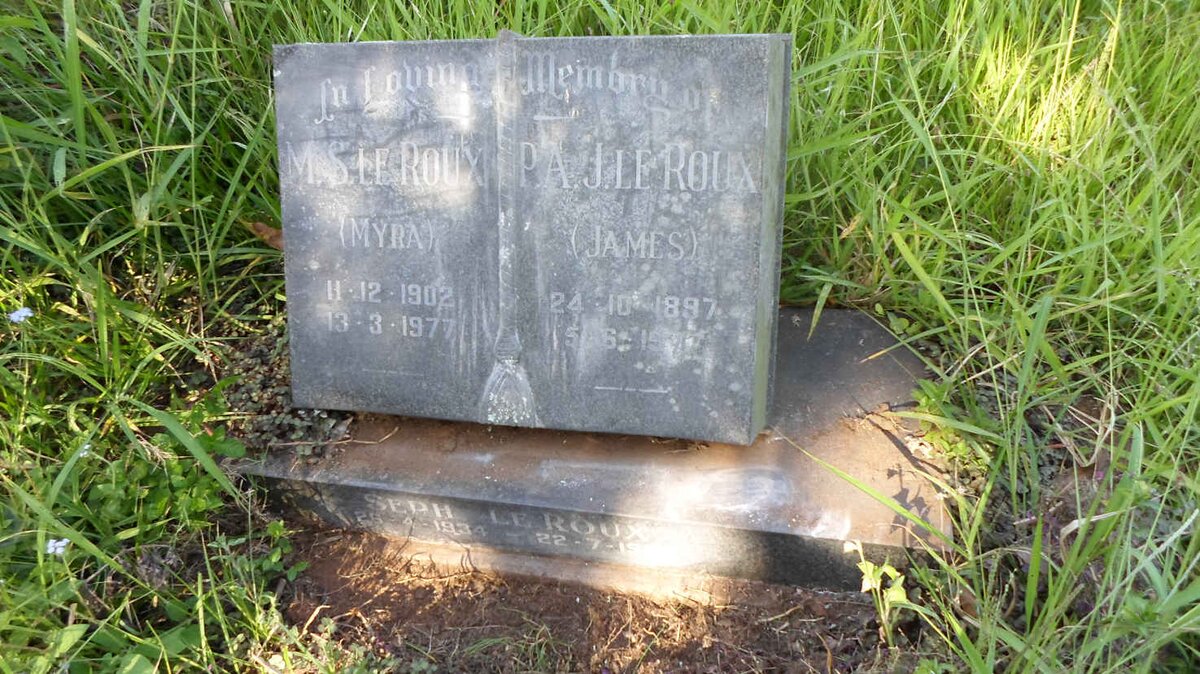 ROUX P.A.J., le 1897-1977 &amp; M.S. 1902-1977 :: LE ROUX Seph 1934-1963