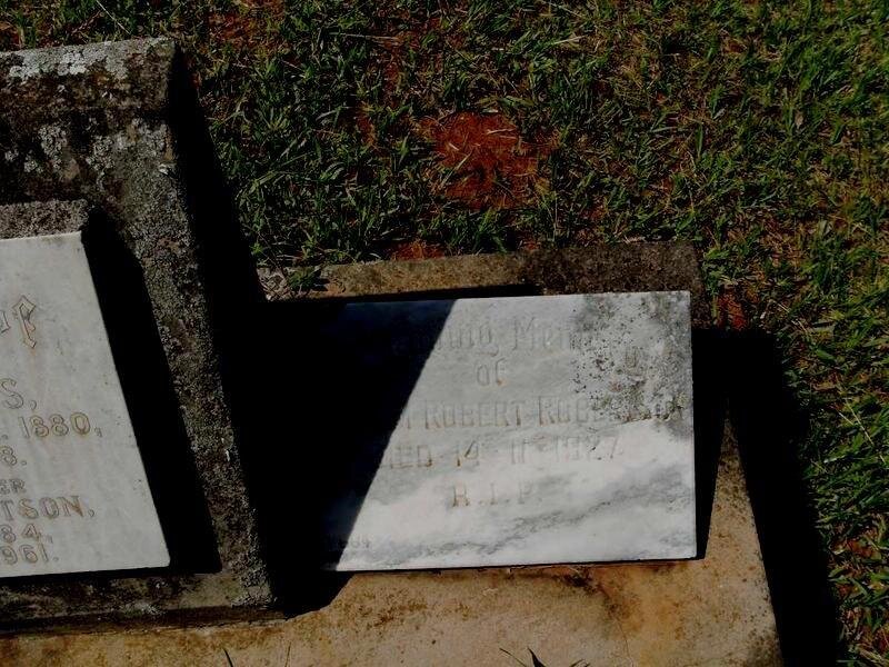 ROBERTSON William Robert -1927